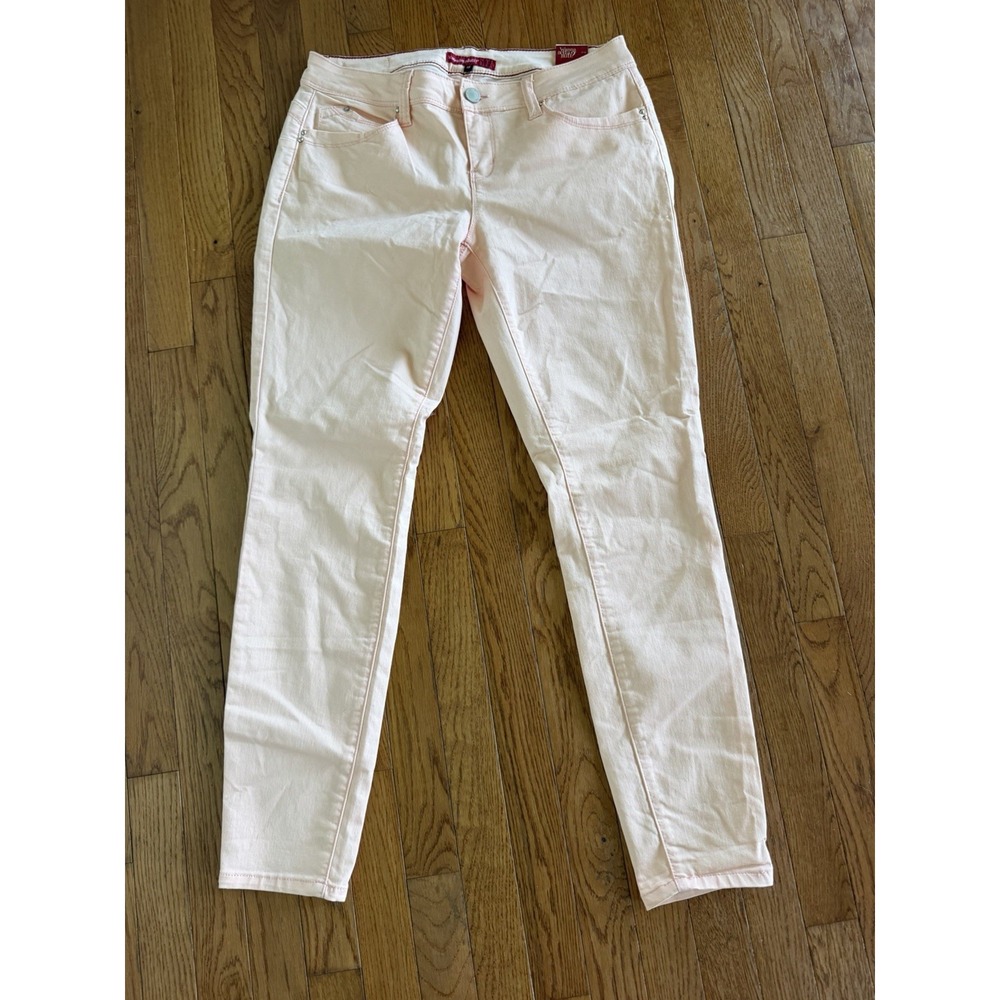 YMI Denim Jeans Wanna Betta Butt Curvy Straight Skinny White Casual Womens Sz 13